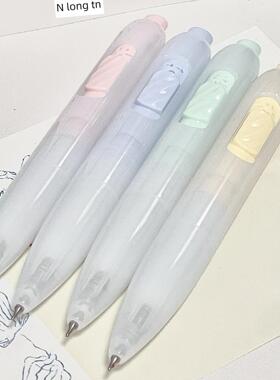 范武大象快乐生气和艾琳压笔高颜值和可爱的表情包口袋笔学生快干刷问题笔