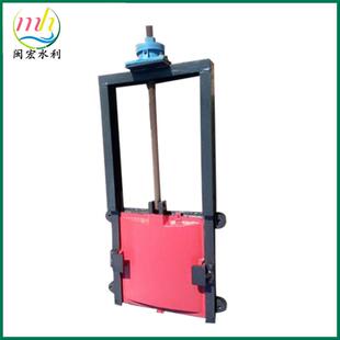 手动铸铁闸门 厂家制造供应各种规格型号调节水位用CBZ插板一体式