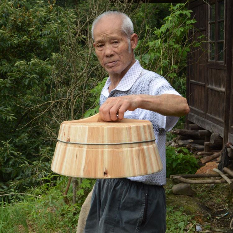 批发各尺寸拱锅盖平锅盖杉木锅盖传统水缸盖小砂锅盖无漆盖子加厚