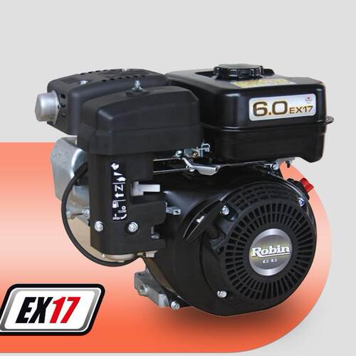 罗宾EX17/6hp马力汽油发动机风冷四冲程微耕切割机抹光机头键槽轴