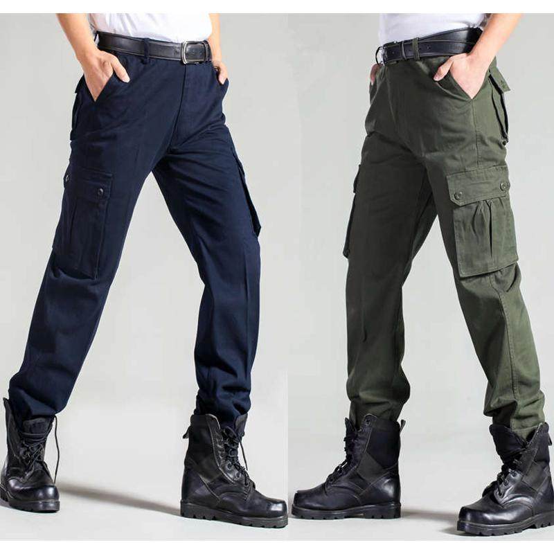 工装裤男士纯棉下装宽松结实耐磨工作服工厂春秋劳保多口袋电焊裤,男装,工装制服,淘宝优惠券,粉丝福利购,淘宝优惠卷