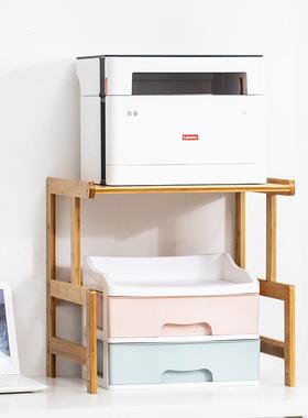 公室机打印桌子置TSE物架打桌面多层收纳印办机架移动打印机架子