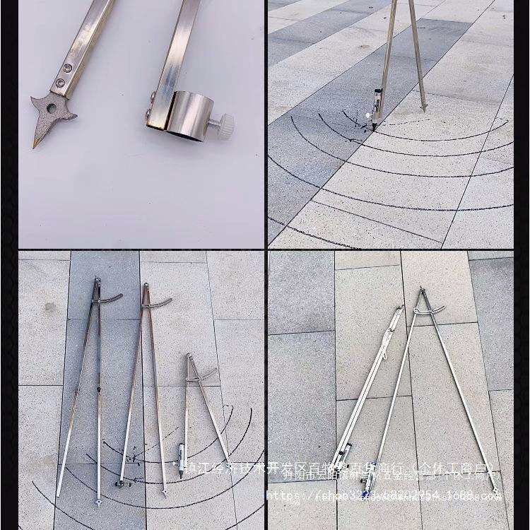 巧致工业级圆规画规不锈钢大园规专业划线器特大号划规装修绘图尖