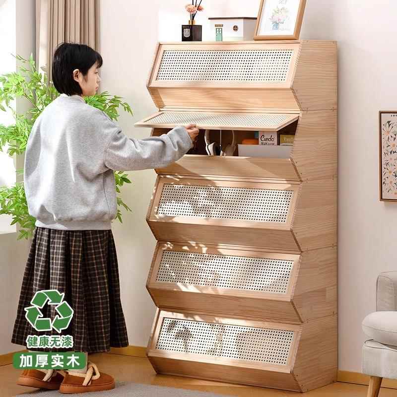 书柜置物架客厅带柜多门储物柜一体NGZ格子书柜展示柜柜落地层组