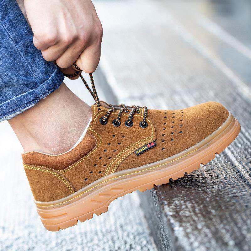 夏季透气劳保鞋男款防砸防刺穿带钢板防砸鞋牛筋软底四季通用轻便,居家日用,防护鞋,淘宝优惠券,粉丝福利购,淘宝优惠卷