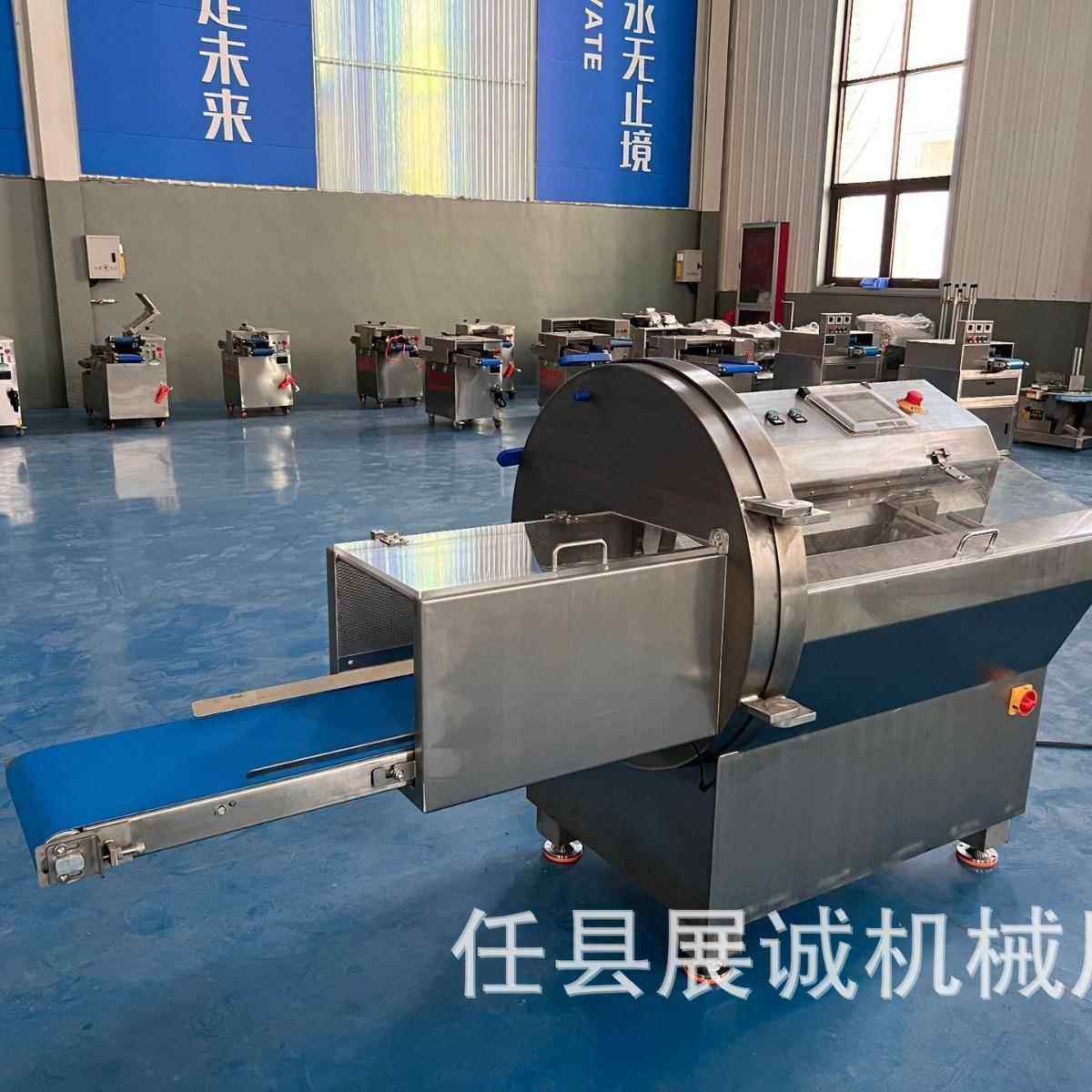 商用全自动砍排机冷冻牛排骨排五花肉培根切片机