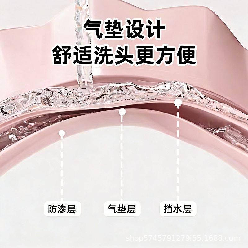 水洗头神器婴儿洗澡帽小841孩发洗头发水护耳浴帽防儿童洗挡帽子