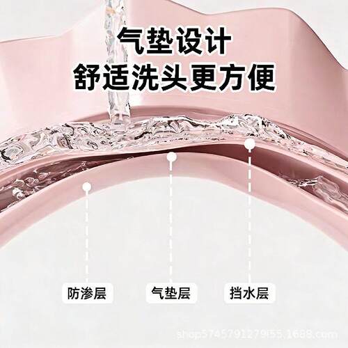 儿童洗头澡挡水子帽洗帽防水护神器成人婴儿耳洗发帽XFM001大人浴