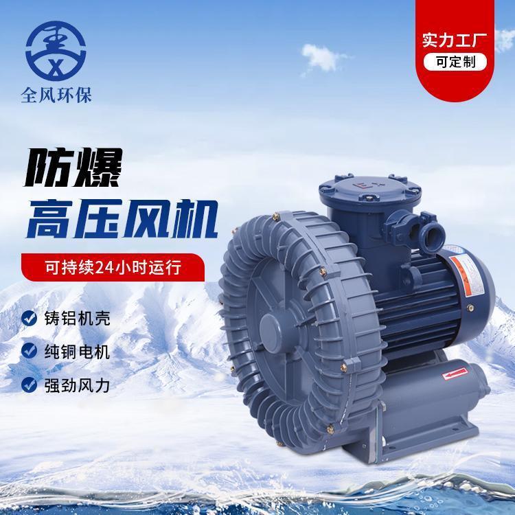 FB-2.2KW防爆漩涡气泵变频鼓风机CT4/BT4气体高压隔爆风机