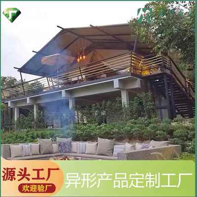 豪华独栋帐篷酒店直销轻奢休闲高档旅馆户外民宿野营野奢