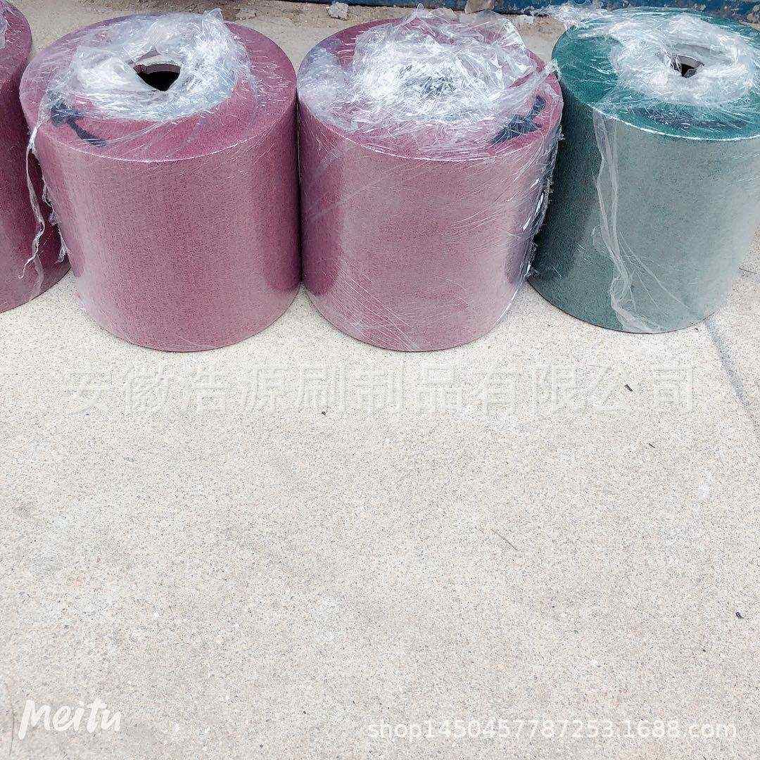 刷刷刷定制抛光辊工业辊研磨金属洁布辊厂家表面不百抛光织布批发