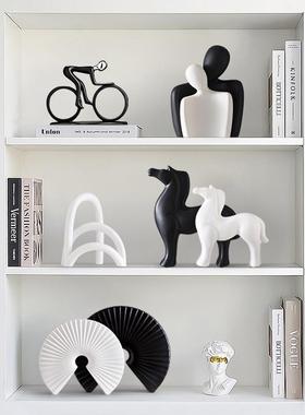 创意抽象人物雕塑艺术摆件现代办公室书柜客厅电视酒柜家居装饰品