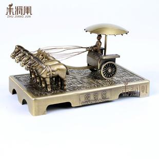 新款兵马俑铜车马摆件特色旅游纪品中国安风西特色出国礼品念送老