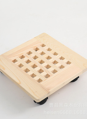 带万向轮子的可移动花托大花盆底座垫滚轮托盘移动万向轮客厅家用