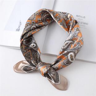 Square scarf retro cashew nut silk scarf方巾复古腰果丝巾职业