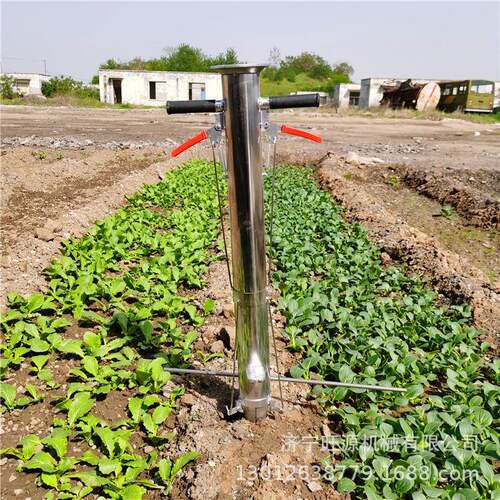 不锈钢手动栽苗器 蔬菜苗种植机器 双把手移栽器