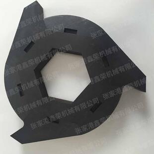 撕碎机刀箱/配件正圆内方六边形双轴撕碎机刀盘隔套分隔片垫片