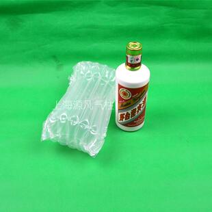 7柱高1CM气柱袋泡XPU白2气酒缓冲包装 快递气泡柱防震膜充气袋气泡