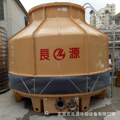 10-1000T常温型逆流式圆形玻璃钢冷却塔工业凉水塔冷却水塔