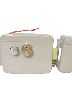 厂家批发 1073喷粉双头电控锁 楼宇锁 门禁刷卡锁 遥控锁智能