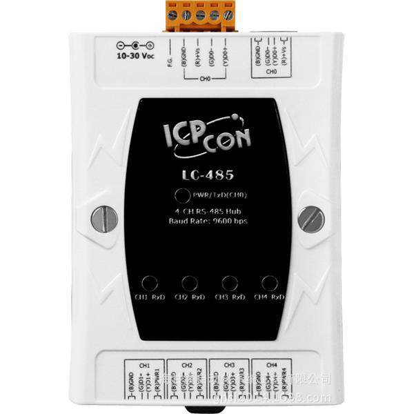 LED显示4路RS485集线器工业级RS485HUB一拖四