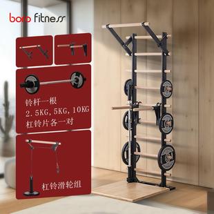 高档BOR木O安装 肋架室内向家用健身器材免引体上训练康覆舞蹈压腿