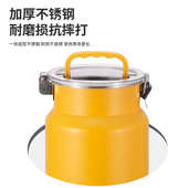 批发可视不锈钢加厚食品级彩色储物罐多用途大容量米桶卡扣密封桶