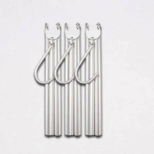 3pcs Aluminium Alloy Clothes Hangers Foldable Assembled