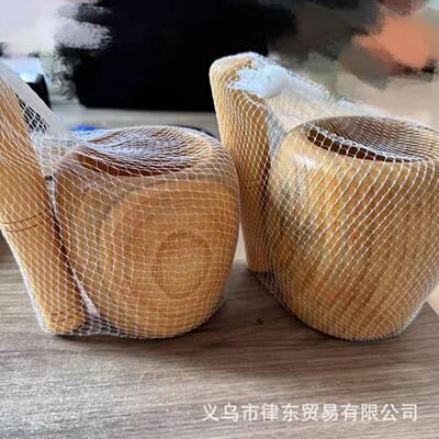 Household Manual Solid Wood Garlic Masher, Bamboo Garlic Mor