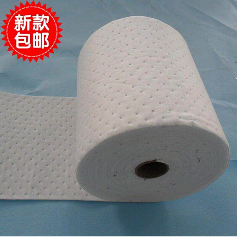 覆合吸油卷 吸油棉吸油垫 卷状吸油棉 40cm*50m 带窝点 厂家定做 - 实物图