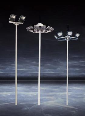 升场降高杆灯户外广LPC场灯6/20米中杆5/超30米2足球灯照明路灯le