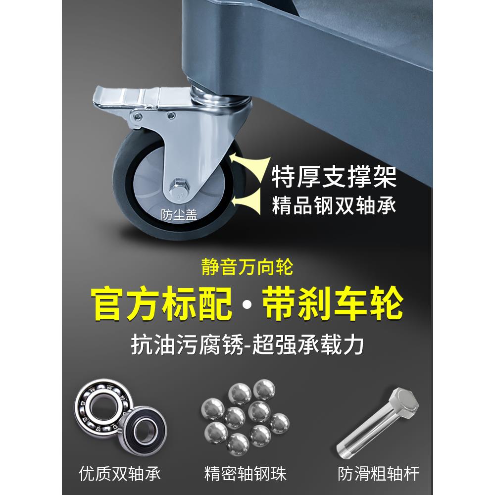 s餐车小推车撤移F76H9J8T歺碗集商用餐饭厅动酒店三层上c传菜送收