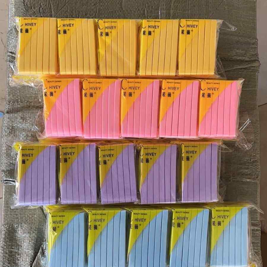 压缩粉扑PVA采薇压缩条洗脸扑12根细孔洁面扑遇水变大压缩海绵条
