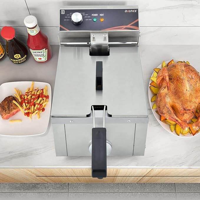 电炸锅小型家用商用油炸锅迷你全自动炸鸡排炸薯条机电炸炉