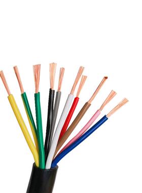 国标电线RVV KVVR3 4 5 6 7 8 10 12 16 20 25 32 48芯多芯信号线