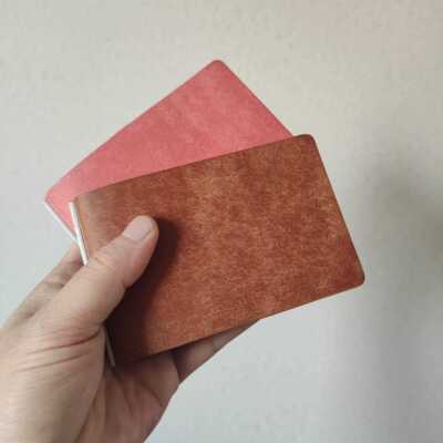 m5手账本内页a9三孔67-105活页11环笔记意大利破菠萝皮极简背条