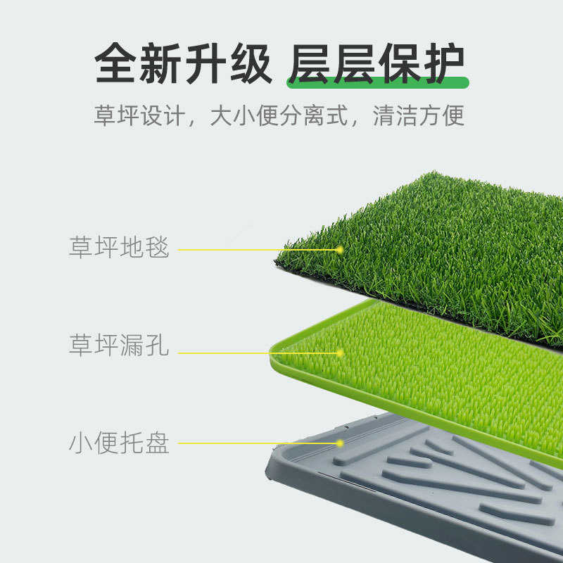 新品大号狗狗厕所人造草坪宠物定点排便拆卸清理狗尿盆用品