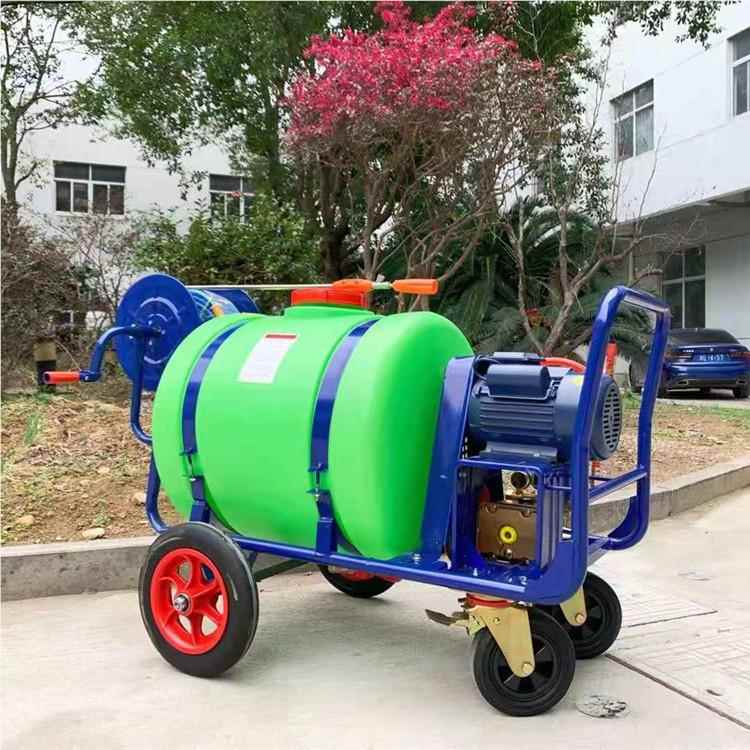 推式汽油高压打药机 四轮家用电动喷雾打消药车 养喷2561587殖场