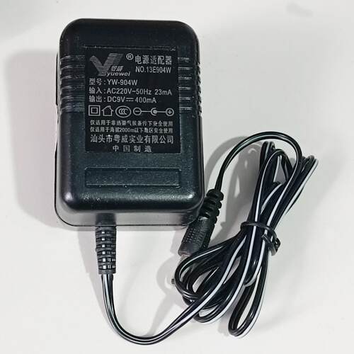 粤威）DC9V400mA电源配接器型号YW-904W