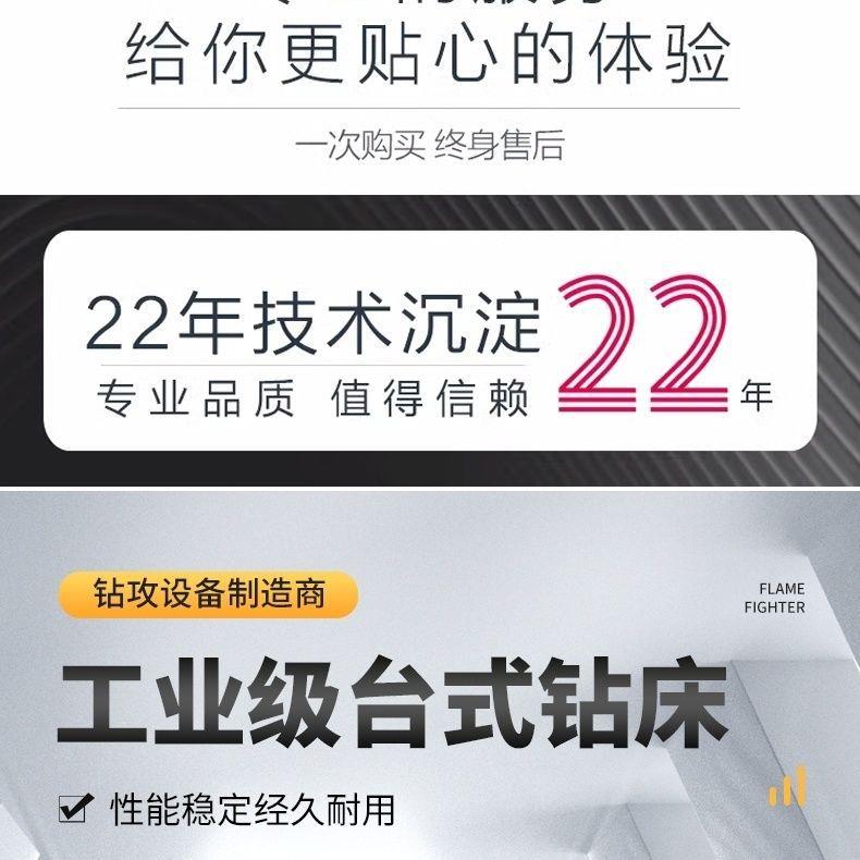 功-台钻全能10056222型打孔台钻机大率三相台钻铜芯机电多功能库