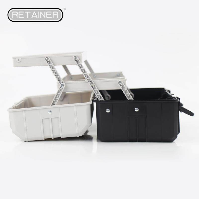 加厚大号三层折叠R-316提工具箱塑料多功能工件具盒渔具五金手零