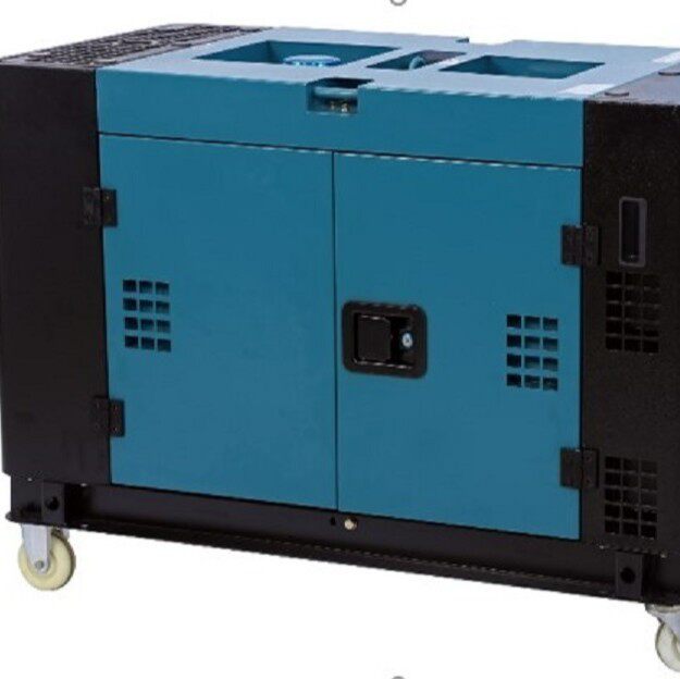 10kw双缸柴油发电机可移动水冷静音单三相水冷动力发电设备