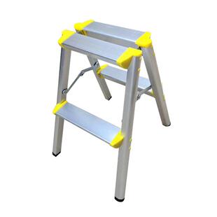 家供应家用人梯凳双厂面2301铝合金梯2加 6步踏板字梯工