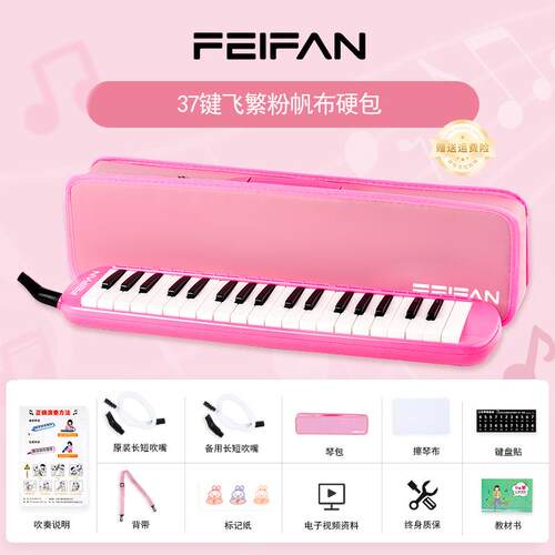 正品业FEIFAN口风琴37键32小学生专儿童键用初中入门课堂专演奏级