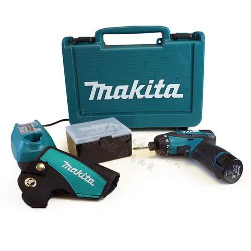 makita牧田DF030DWE充电螺丝刀DF030D电动起子机锂电池电钻电改锥
