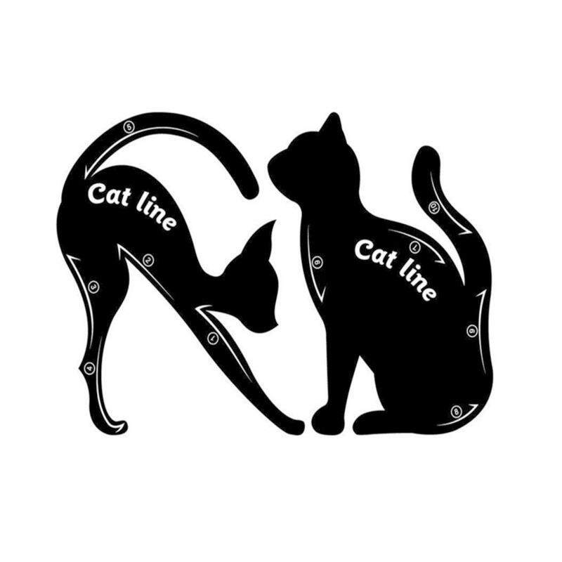 catline猫咪眼线卡眼线卡辅助工具猫眼卡眼线模型卡