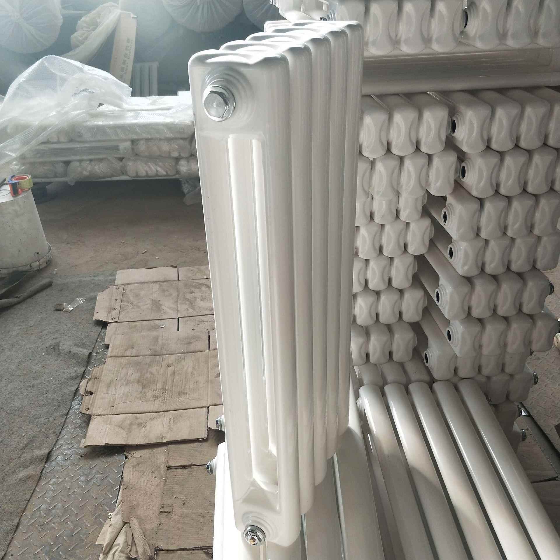 5025钢二柱暖气片家用水暖暖气片表面光滑烤漆厂家壁挂散热器