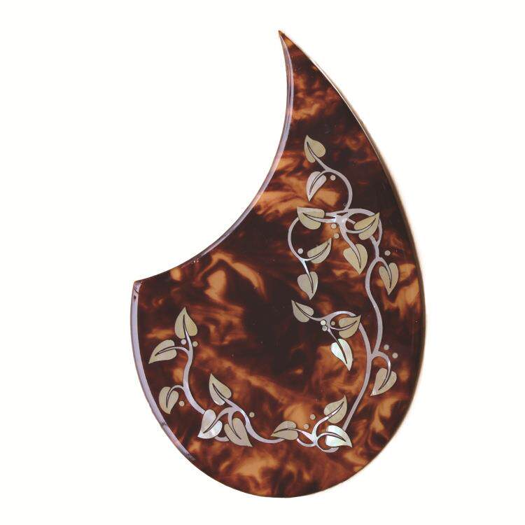 吉他弹性软胶护板 赛璐珞 亚克力 玫瑰木 枫木 丝印 雕刻 镶嵌