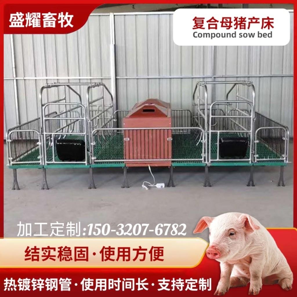 母猪产床全套一整套单体母猪产保一体两用双体新款母猪产床加厚型