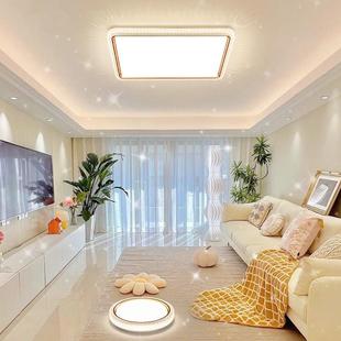 主卧室灯吸顶灯具现代简约房间灯圆形温馨轻奢水晶儿童房客厅灯1X